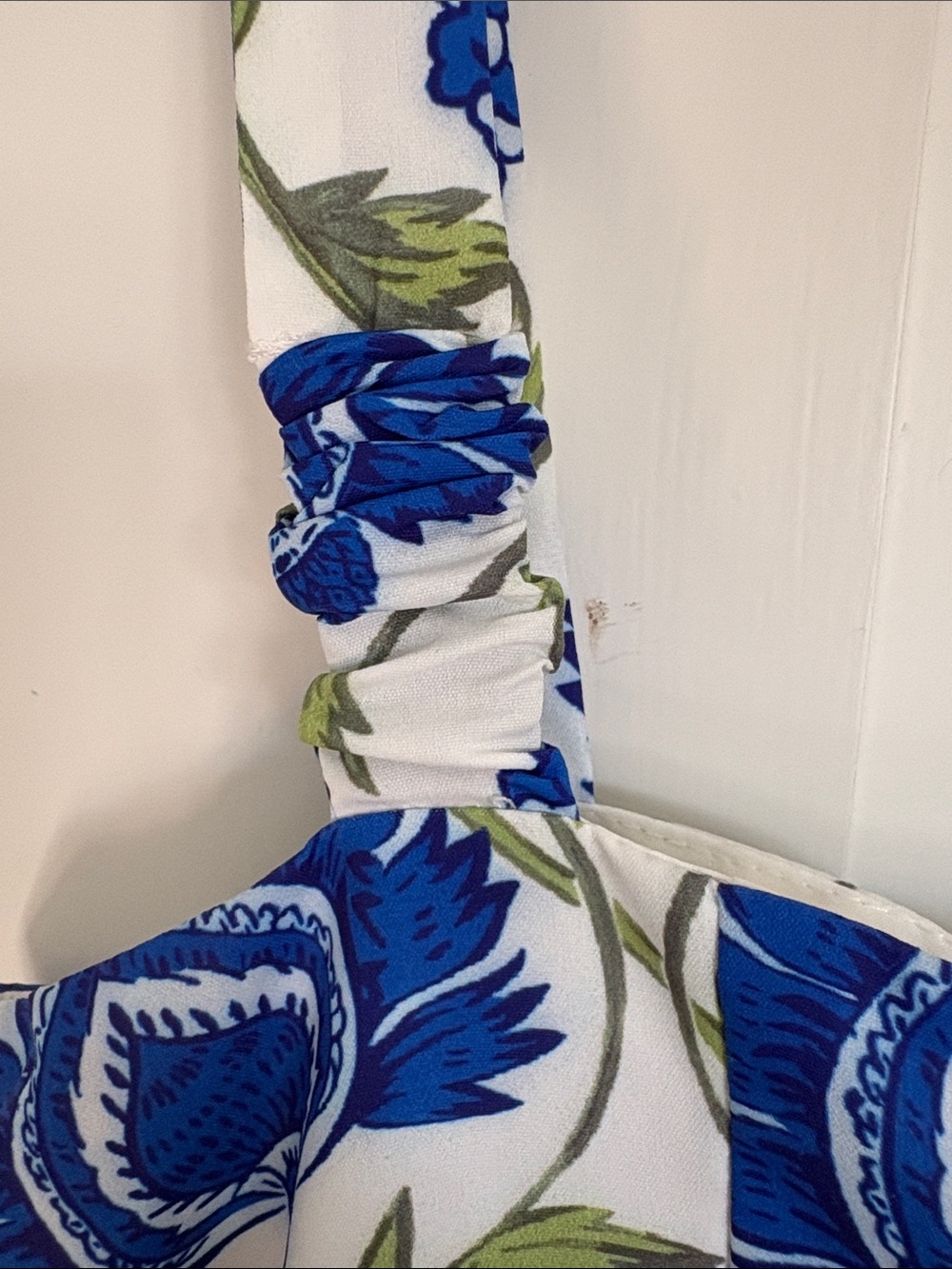 NWT Fancy Boutique Blue Floral Tiered Maxi Dress - Picture 7 of 7